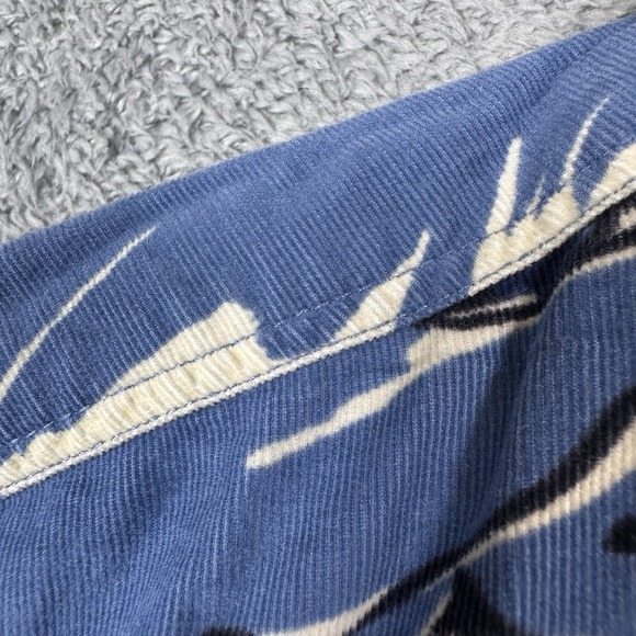 Faherty Corduroy Shirt Mens 2XL All Over Print Winter Ski Hike Mountain Snow - Picture 11 of 16